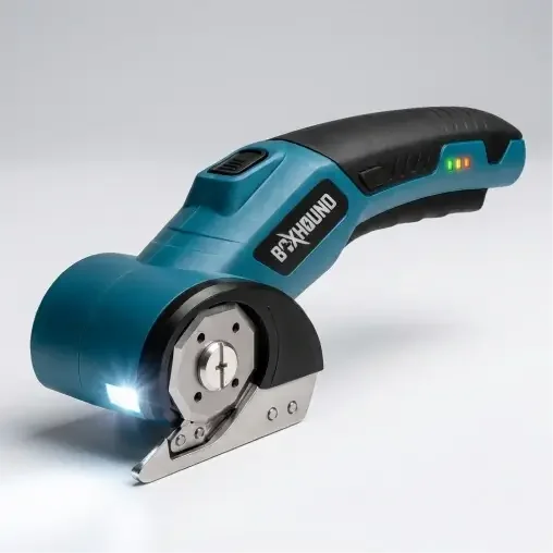 The blue branded Boxhound Electric Box Cutter